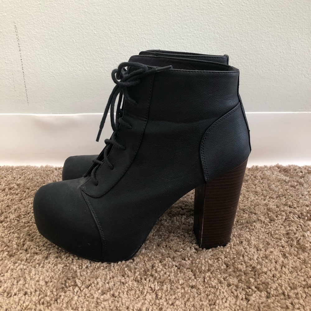 Black Platform Boots